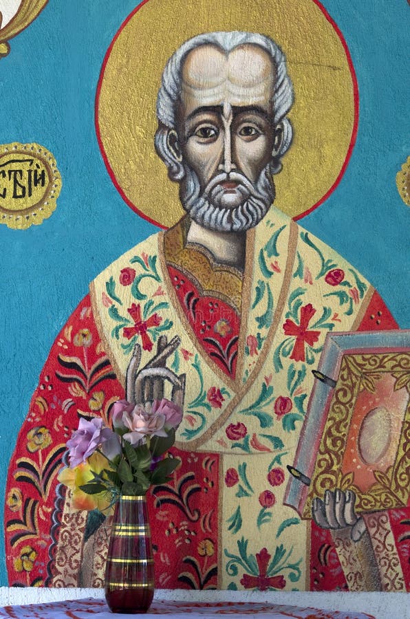 Icon of Saint in Orthodox Church Stock Photo Image of famous, church