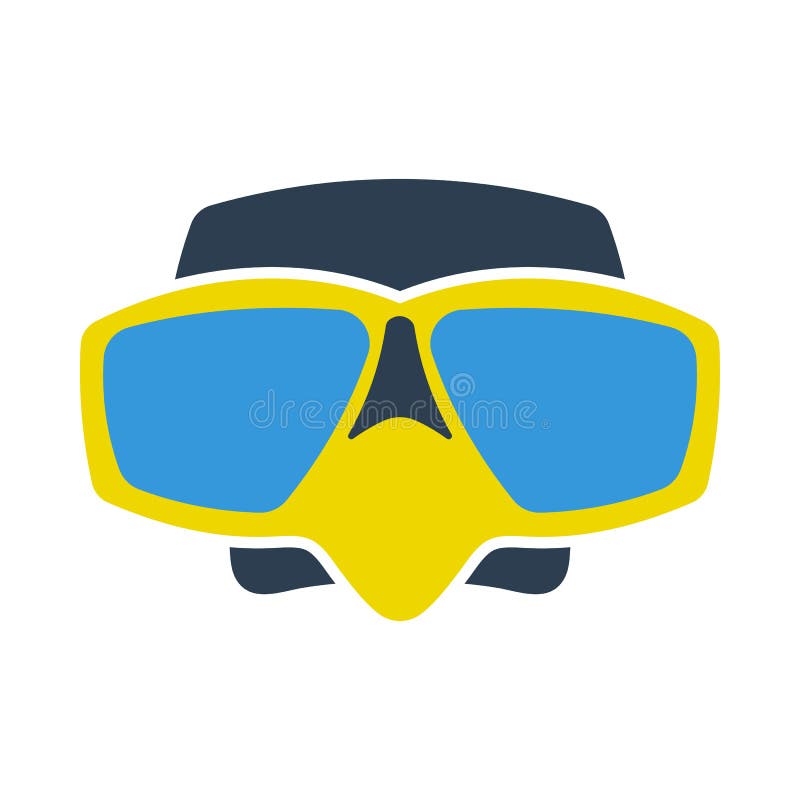 Icon of Scuba Mask stock vector. Illustration of adventure 194053561