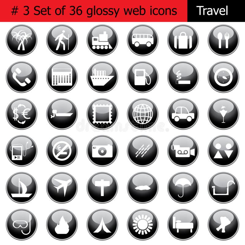 Icon set #3 travel