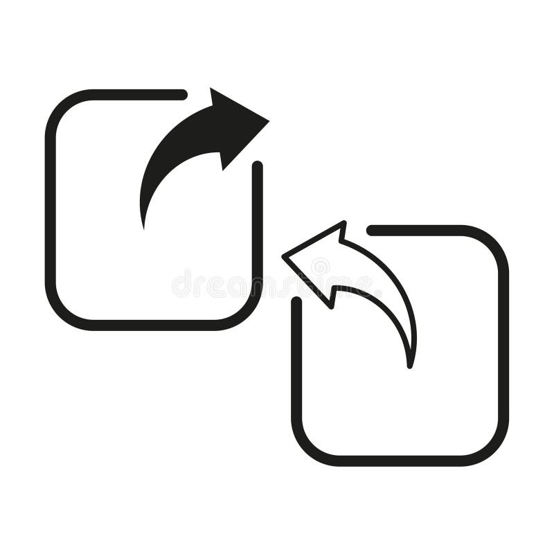 Icon with Share Icon. Social Media Flat Icon. Vector Illustration Stock