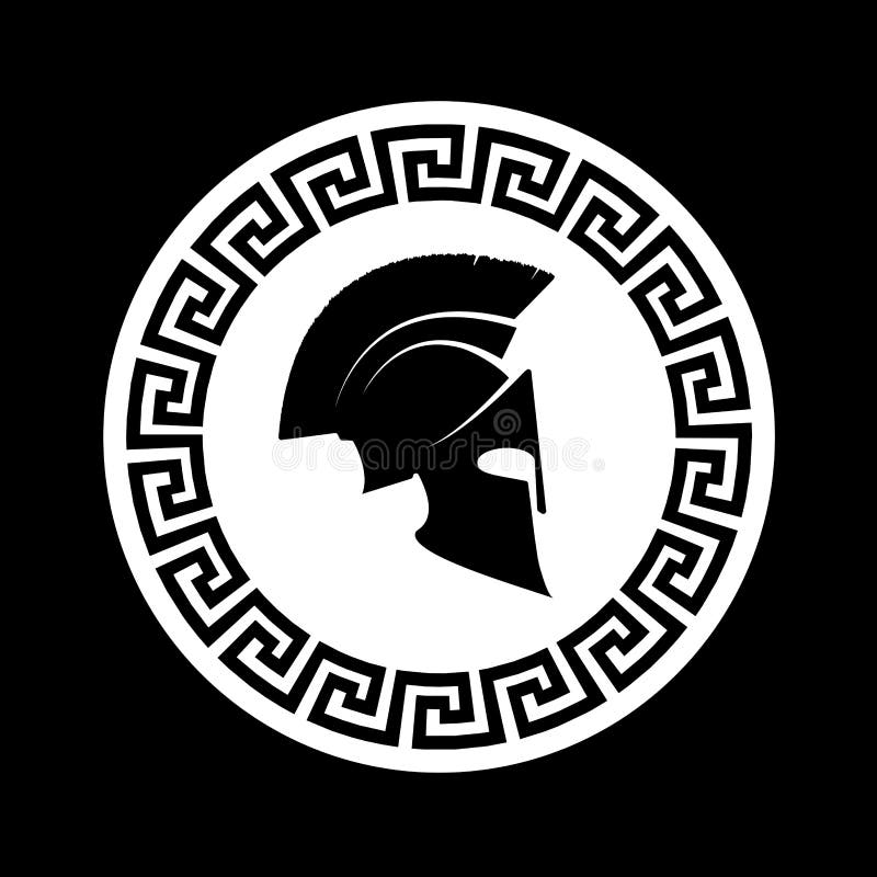 Icon a Spartan helmet