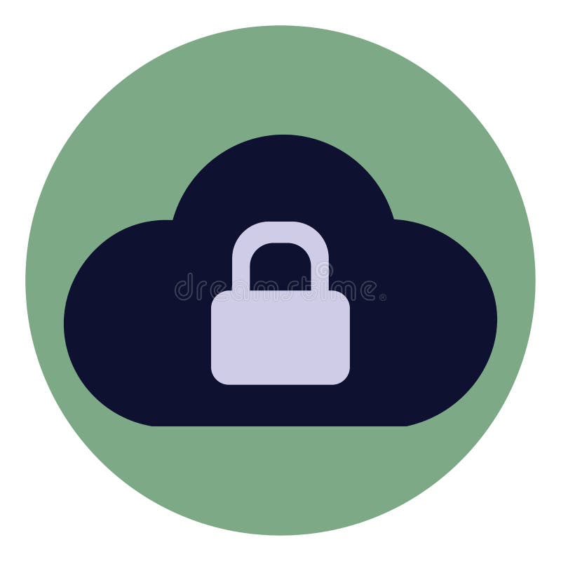 Icona blocco cloud royalty illustrazione gratis