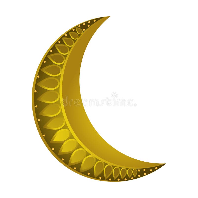 Icona calante della luna illustrazione di stock Icona calante della luna illustrazione di stock