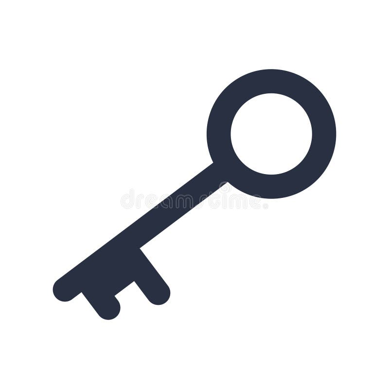Icona chiave nello stile piano d'avanguardia isolata su fondo Simbolo della chiave per la vostra progettazione del sito Web illustrazione vettoriale Icona chiave nello stile piano d'avanguardia isolata su fondo Simbolo della chiave per la vostra progettazione del sito Web illustrazione vettoriale