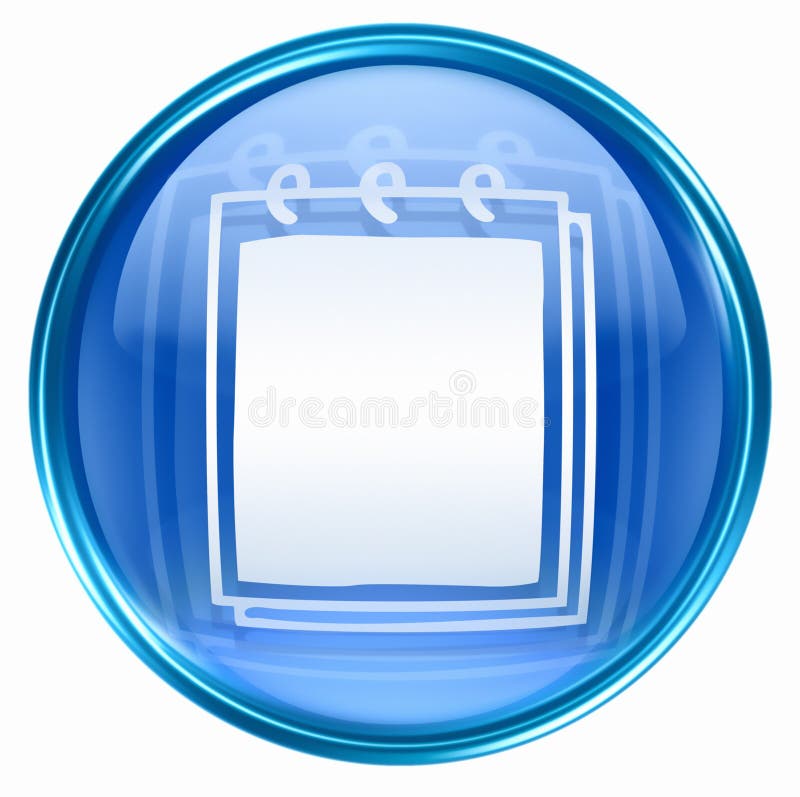 Icona del blocco appunti blu