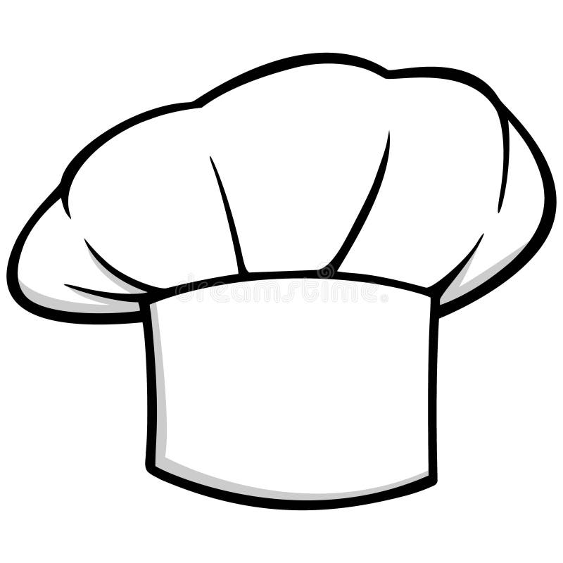 Icona Del Cappello Del Cuoco Unico Illustrazione Vettoriale - Illustrazione  di francese, culinario: 70963155