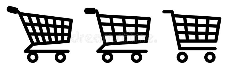 Icona del carrello di acquisto Simbolo usato per aggiungere gli oggetti al canestro nel eshop illustrazione vettoriale Icona del carrello di acquisto Simbolo usato per aggiungere gli oggetti al canestro nel eshop illustrazione vettoriale