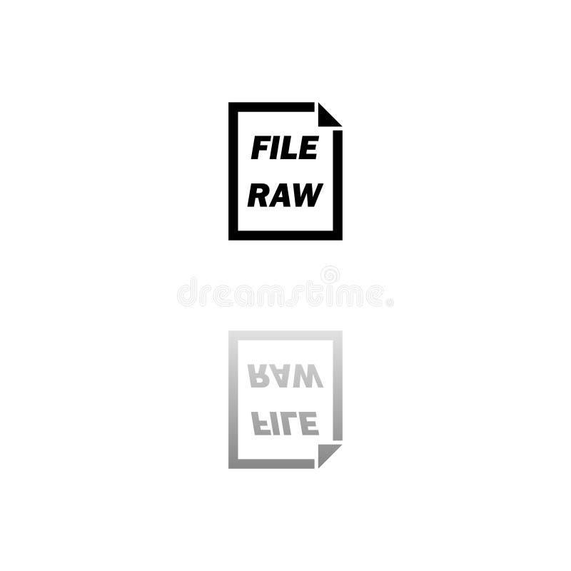 Icona del file raw royalty illustrazione gratis