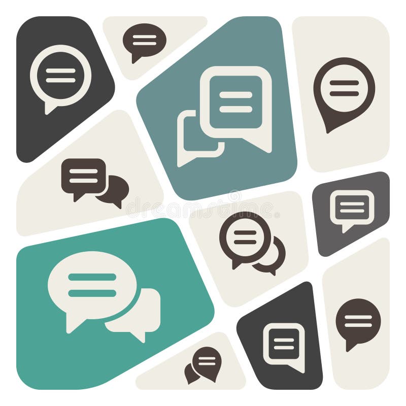 Speech bubble icon set. Speech bubble icon set.