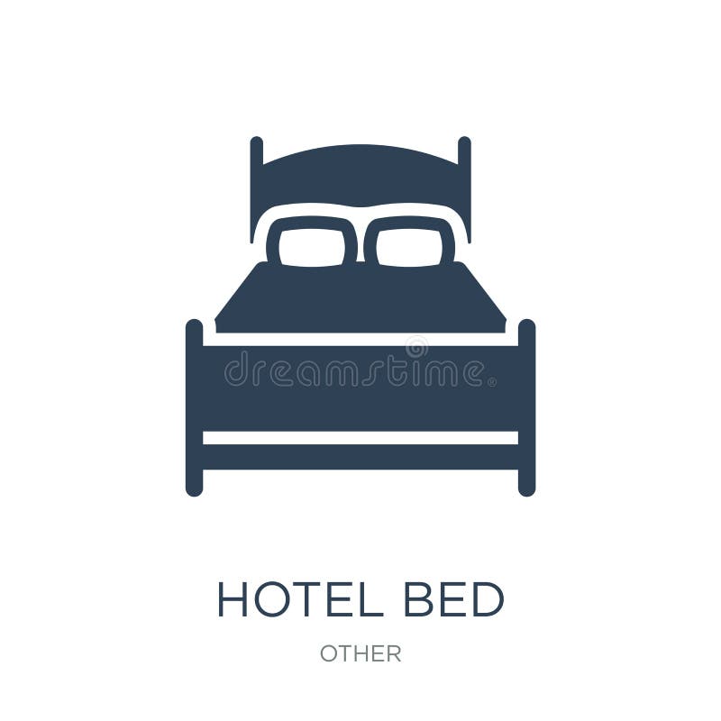 icona del letto dell'hotel nello stile d'avanguardia di progettazione icona del letto dell'hotel isolata su fondo bianco piano se illustrazione vettoriale icona del letto dell'hotel nello stile d'avanguardia di progettazione icona del letto dell'hotel isolata su fondo bianco piano se illustrazione vettoriale
