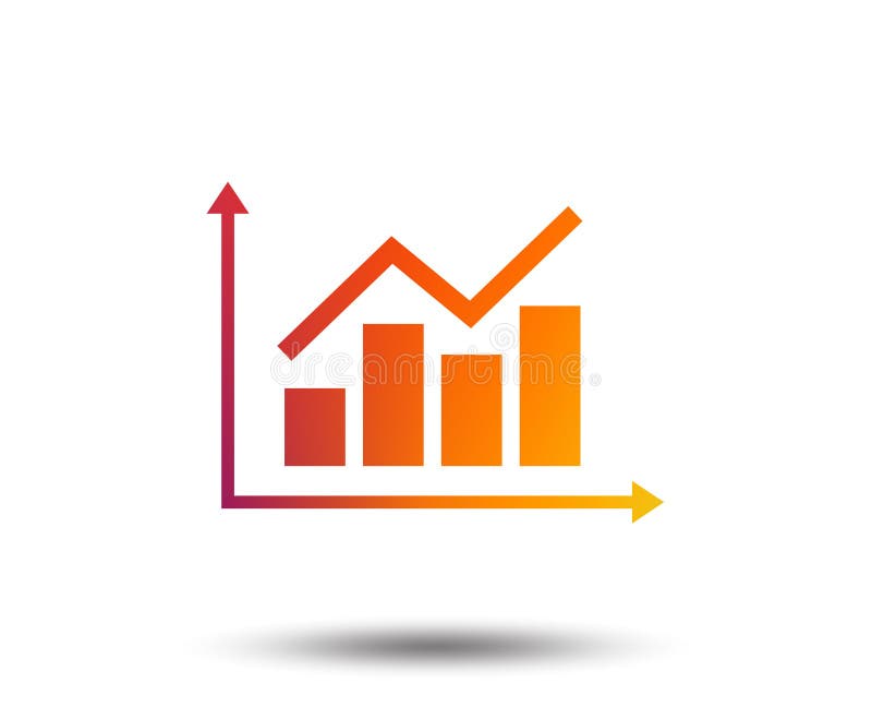 Icona del segno del grafico del grafico Simbolo del diagramma illustrazione di stock Icona del segno del grafico del grafico Simbolo del diagramma illustrazione di stock