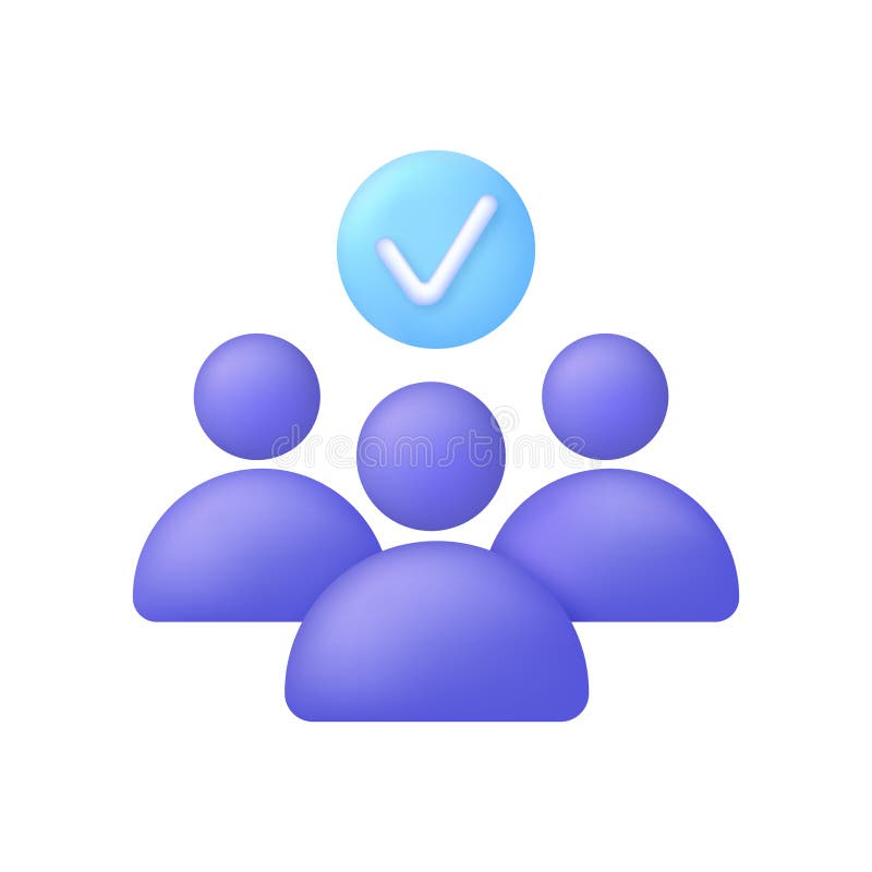 Icona del team efficace 3d. sviluppo delle imprese. competenze dei membri del team per la realizzazione di progetti di team effici royalty illustrazione gratis