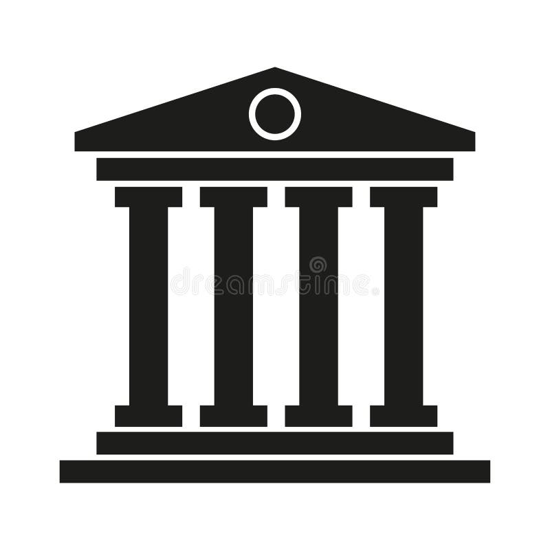 Icona del vettore bancario illustrazione di stock