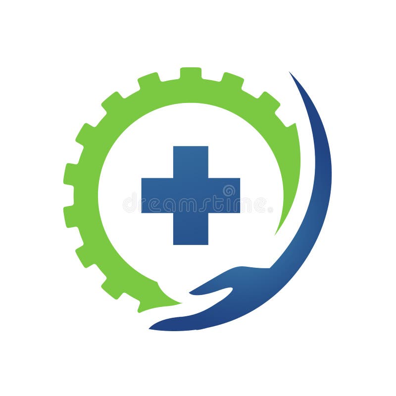 Icona del vettore del logo medico medicale per il simbolo della farmacia dell'ambulanza