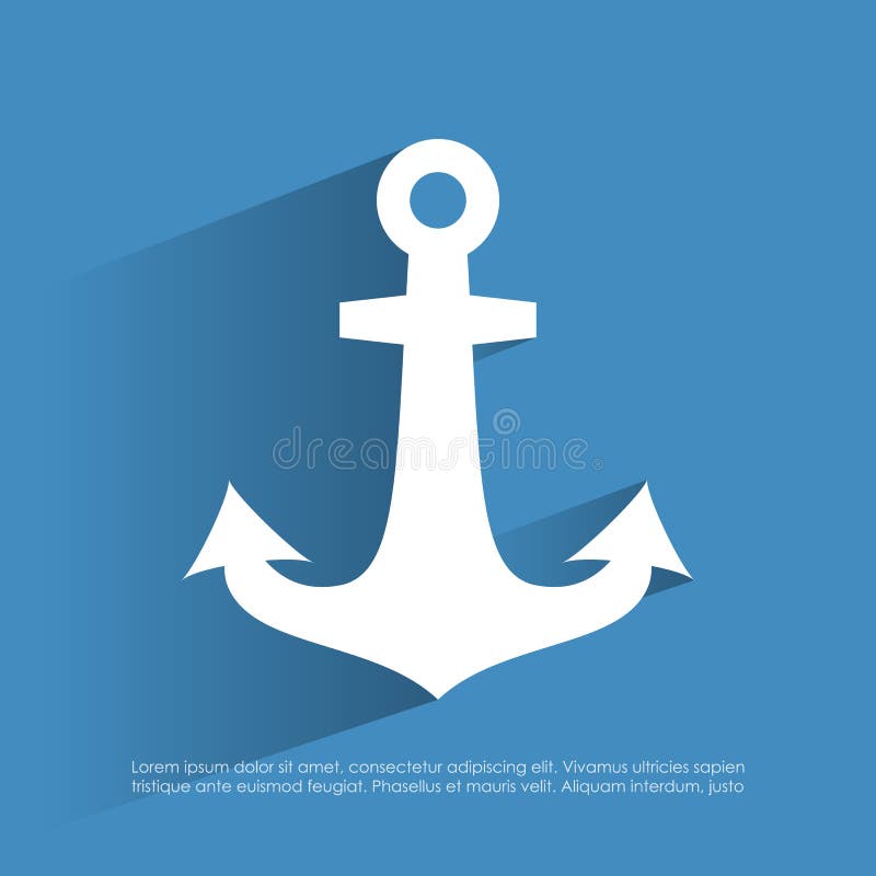 Icona dell'ancora royalty illustrazione gratis