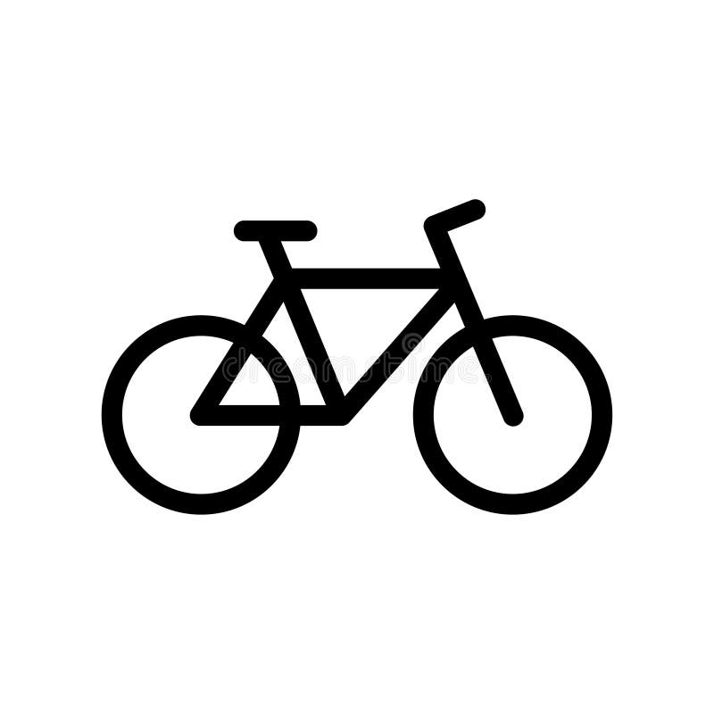 Icona della bici illustrazione di stock Icona della bici illustrazione di stock