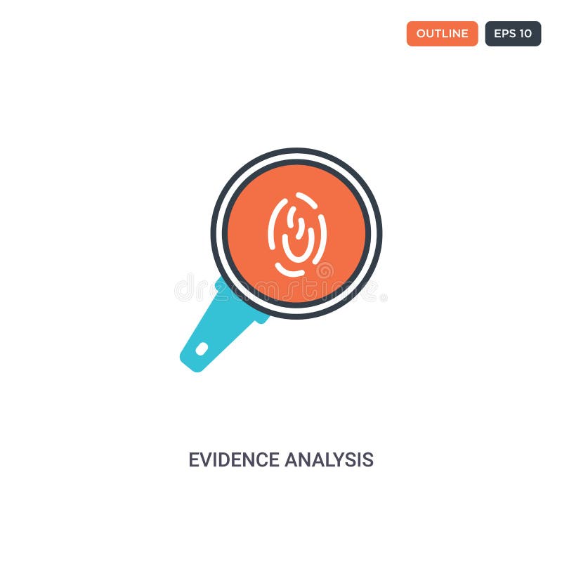 2 icona della linea vettoriale del concetto di analisi dei colori Evidence isolata due icona di struttura dell'analisi Evidence c illustrazione di stock 2 icona della linea vettoriale del concetto di analisi dei colori Evidence isolata due icona di struttura dell'analisi Evidence c illustrazione di stock