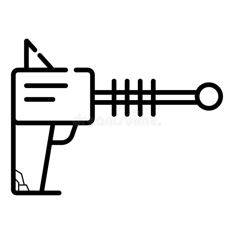 Icona della pistola del laser royalty illustrazione gratis Icona della pistola del laser royalty illustrazione gratis