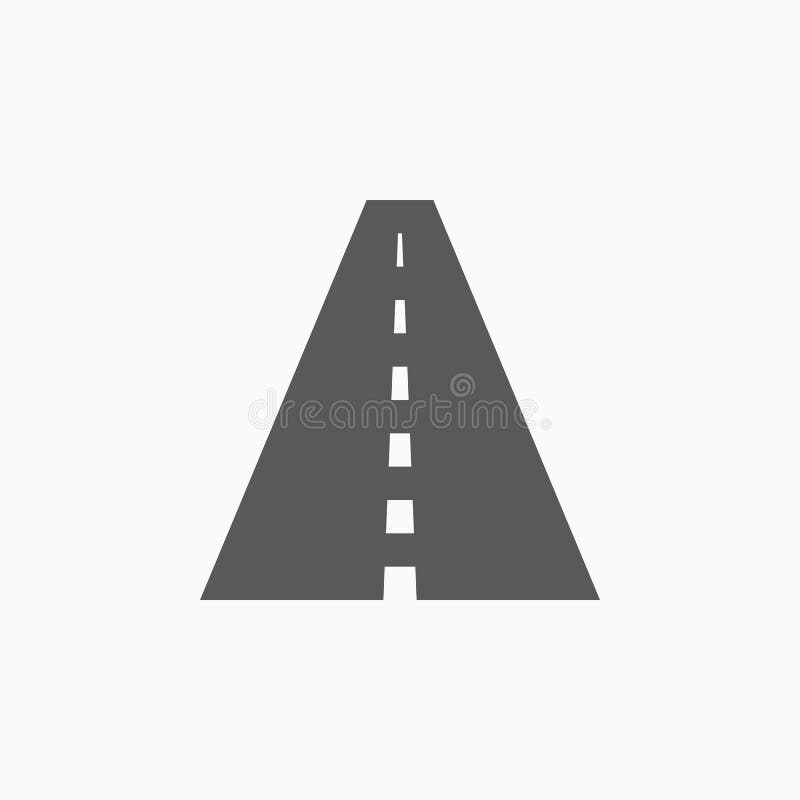 Icona della strada, via, carreggiata, viaggio royalty illustrazione gratis Icona della strada, via, carreggiata, viaggio royalty illustrazione gratis