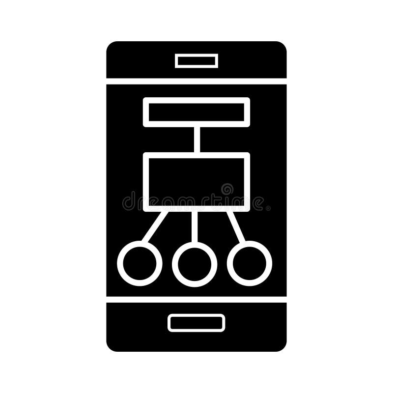 Icona della struttura di schema di Smartphone, illustrazione di vettore, segno nero su fondo isolato royalty illustrazione gratis Icona della struttura di schema di Smartphone, illustrazione di vettore, segno nero su fondo isolato royalty illustrazione gratis