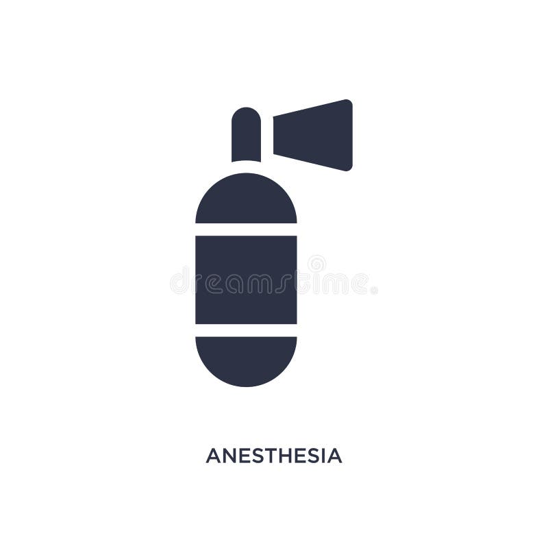 icona di anestesia su fondo bianco Illustrazione semplice dell'elemento dal concetto medico royalty illustrazione gratis icona di anestesia su fondo bianco Illustrazione semplice dell'elemento dal concetto medico royalty illustrazione gratis