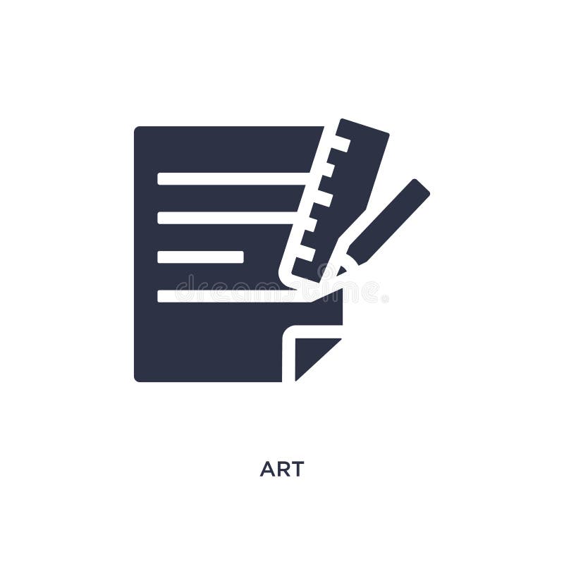 icona di arte su fondo bianco Illustrazione semplice dell'elemento dal concetto del riassunto di lavoro royalty illustrazione gratis icona di arte su fondo bianco Illustrazione semplice dell'elemento dal concetto del riassunto di lavoro royalty illustrazione gratis