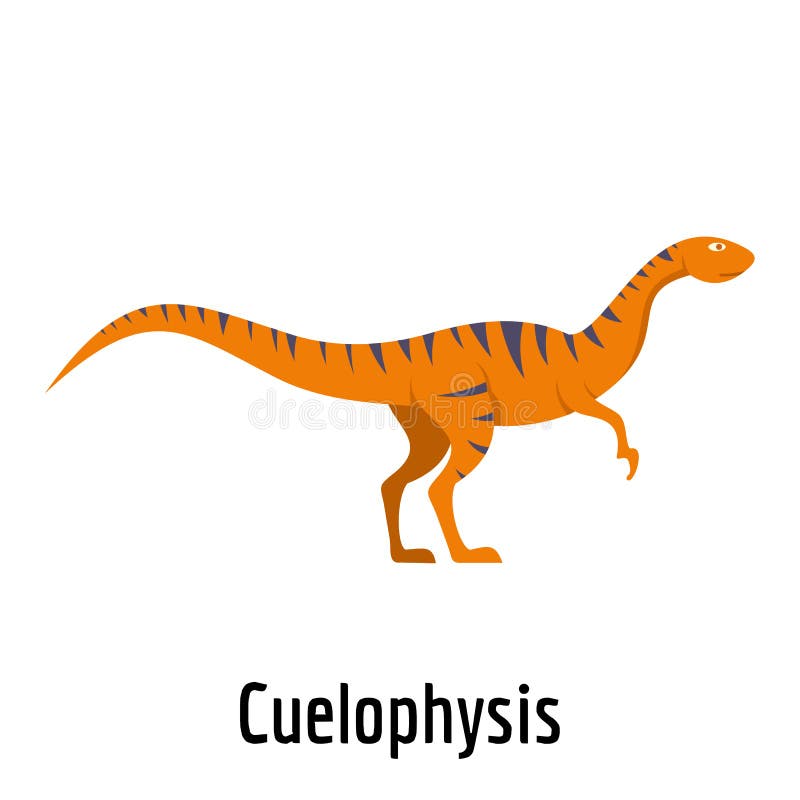 Icona di Cuelophysis, stile piano royalty illustrazione gratis Icona di Cuelophysis, stile piano royalty illustrazione gratis