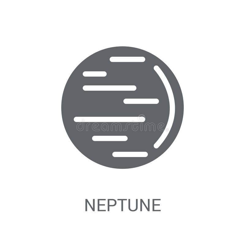 Icona di Nettuno Adatto ad uso sui apps di web, sui apps mobili e sulla stampa