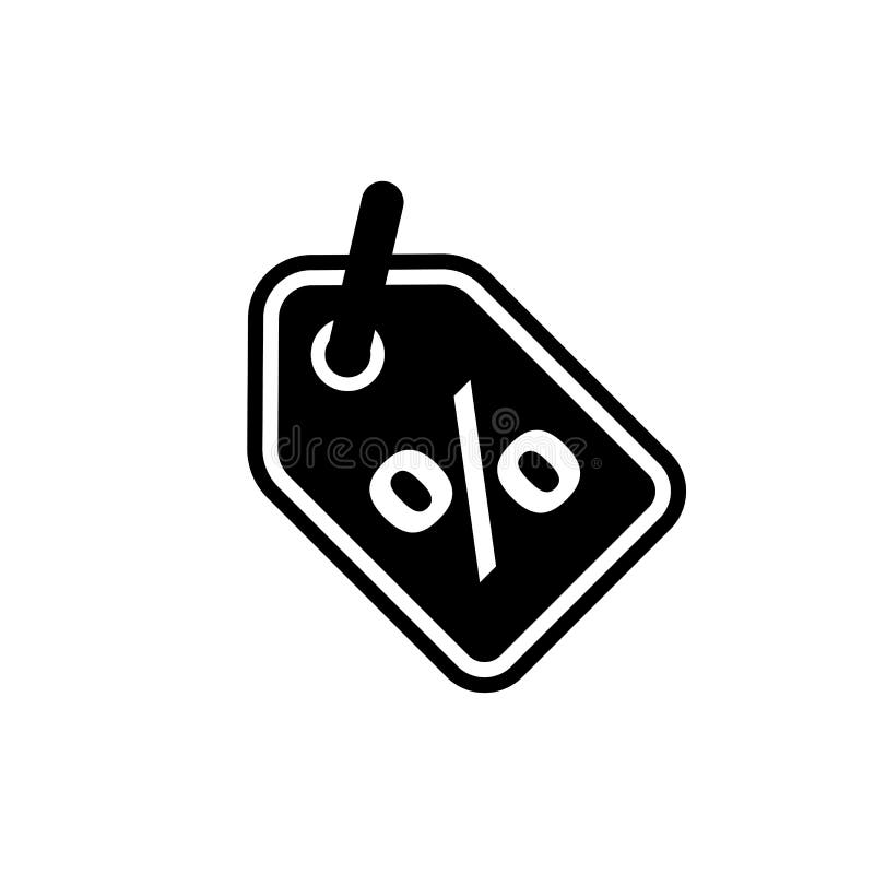 Icona di sconto nello stile piano Simbolo di vendita royalty illustrazione gratis Icona di sconto nello stile piano Simbolo di vendita royalty illustrazione gratis