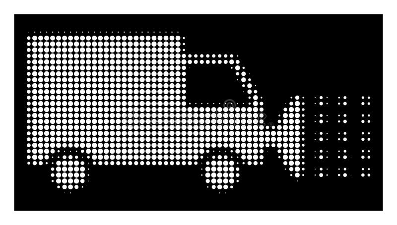 Icona di semitono bianca dell'automobile di lavaggio della via illustrazione vettoriale Icona di semitono bianca dell'automobile di lavaggio della via illustrazione vettoriale