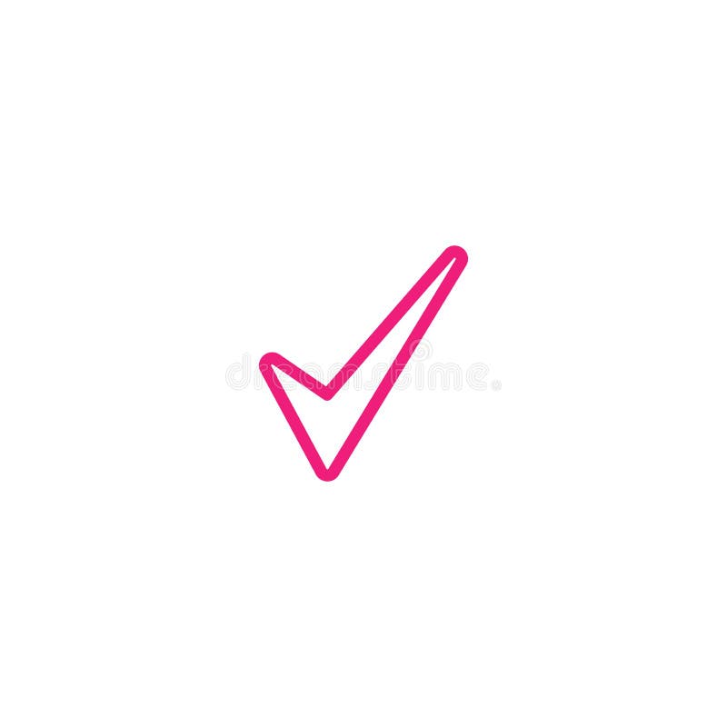 Icona di sigillo valida. evidenziatore. icona di adesore di linea. isolato su bianco. pulsante di accettazione royalty illustrazione gratis