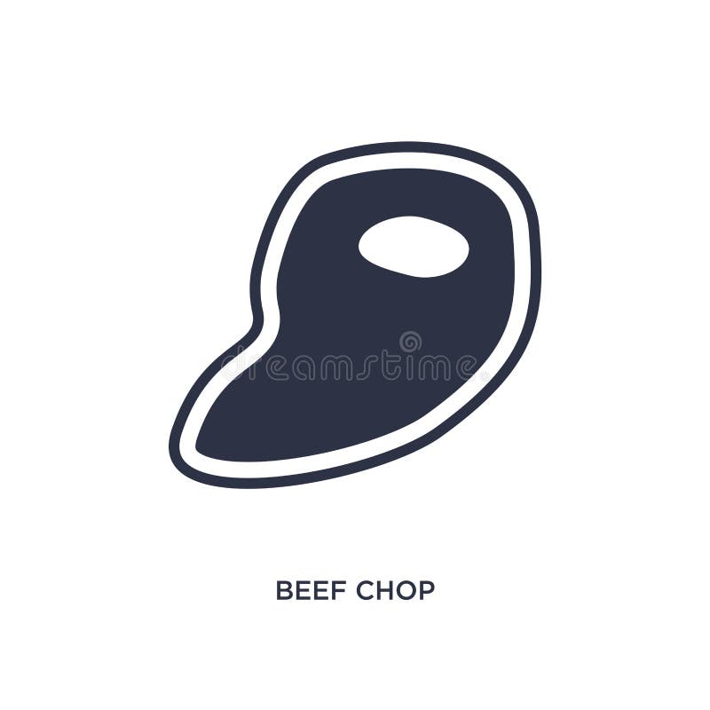 Icona di taglio del manzo su fondo bianco Illustrazione semplice dell'elemento dal concetto del ristorante e dei bistrot. Icona di taglio del manzo Illustrazione semplice dell'elemento dal concetto del ristorante e dei bistrot progettazione editabile di simbolo di taglio del manzo su fondo bianco Può essere l'uso per il web ed il cellulare