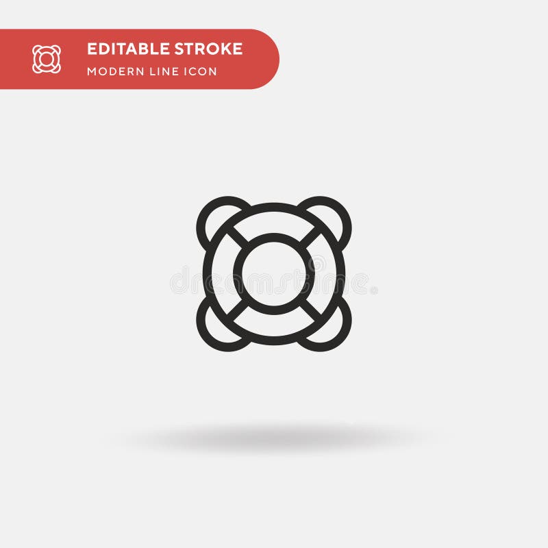 Icona di un vettore semplice. modello di progettazione simboli illustrativi per l'elemento ui mobile Web. colore perfetto moderno royalty illustrazione gratis