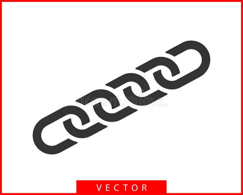 Icona di vettore del collegamento a catena Progettazione piana dell'elemento di Chainlet Simbolo del collegamento di concetto iso royalty illustrazione gratis Icona di vettore del collegamento a catena Progettazione piana dell'elemento di Chainlet Simbolo del collegamento di concetto iso royalty illustrazione gratis