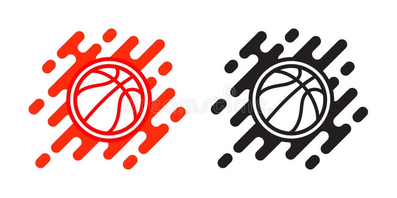 Icona di vettore della palla di pallacanestro isolata su bianco Progettazione di logo di pallacanestro Illustrazione dell'icona a royalty illustrazione gratis Icona di vettore della palla di pallacanestro isolata su bianco Progettazione di logo di pallacanestro Illustrazione dell'icona a royalty illustrazione gratis