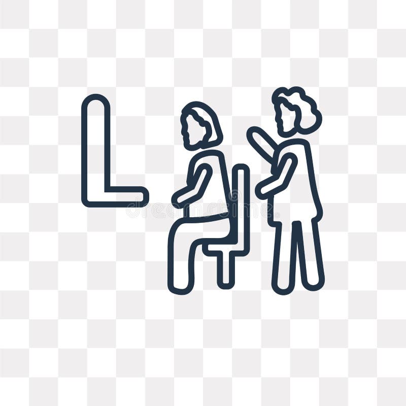Icona di vettore di Styler dei capelli isolata su fondo trasparente, linea royalty illustrazione gratis