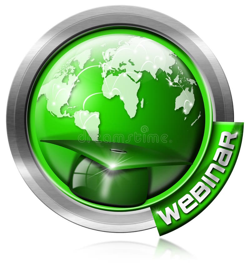 Icona di Webinar - seminario del web illustrazione vettoriale Icona di Webinar - seminario del web illustrazione vettoriale