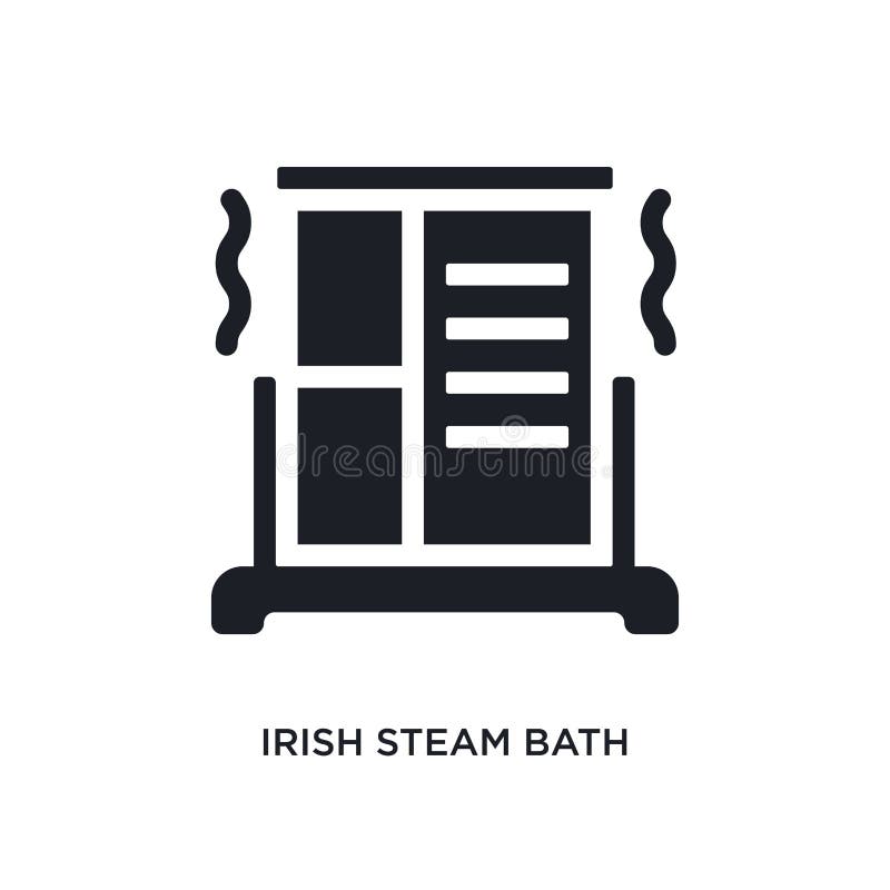 icona isolata irlandese nera di vettore del bagno a vapore illustrazione semplice dell'elemento dalle icone di vettore di concett illustrazione vettoriale icona isolata irlandese nera di vettore del bagno a vapore illustrazione semplice dell'elemento dalle icone di vettore di concett illustrazione vettoriale