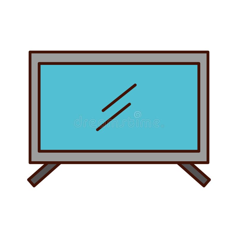 icona isolata TV del plasma illustrazione di stock icona isolata TV del plasma illustrazione di stock
