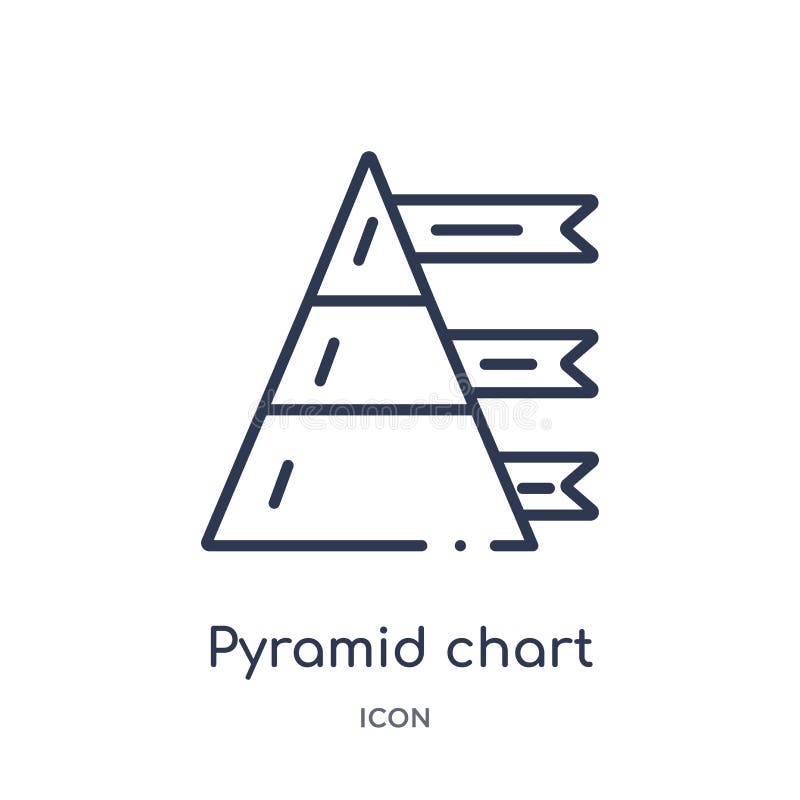 Icona lineare del grafico della piramide dalla raccolta del profilo di analisi dei dati Linea sottile vettore del grafico della p royalty illustrazione gratis Icona lineare del grafico della piramide dalla raccolta del profilo di analisi dei dati Linea sottile vettore del grafico della p royalty illustrazione gratis
