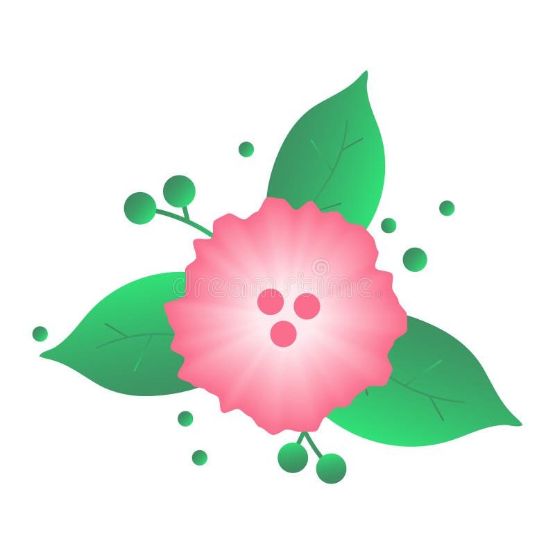 Icona rosa del fiore per progettazione illustrazione di stock Icona rosa del fiore per progettazione illustrazione di stock