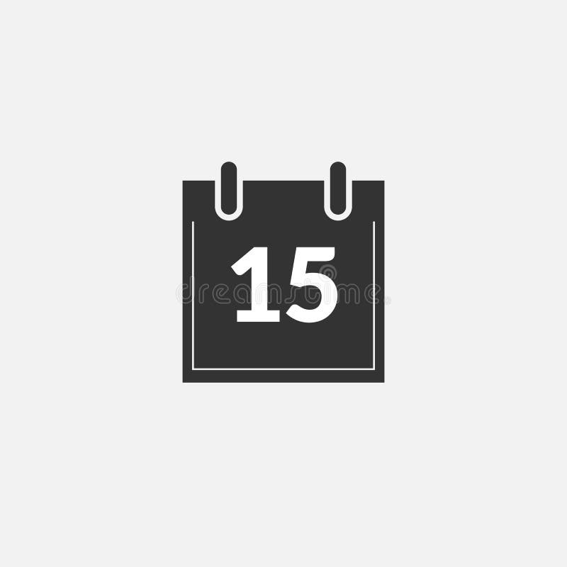 Icona semplice del calendario illustrazione vettoriale Icona semplice del calendario illustrazione vettoriale