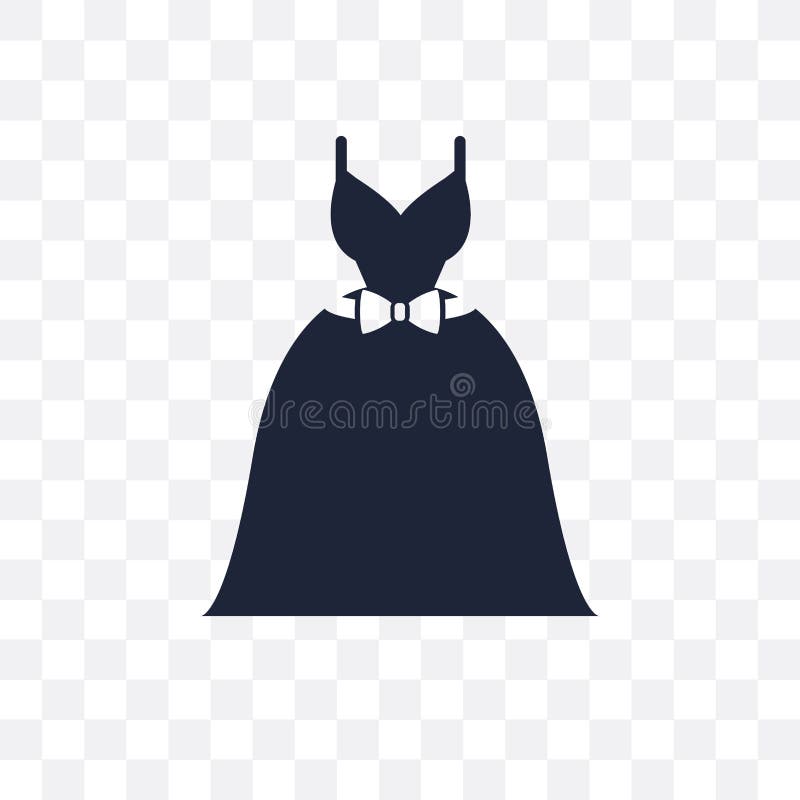 Icona trasparente del vestito da sposa Progettazione di simbolo del vestito da sposa da illustrazione vettoriale Icona trasparente del vestito da sposa Progettazione di simbolo del vestito da sposa da illustrazione vettoriale