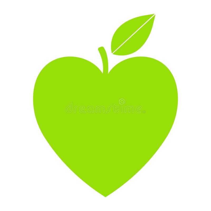 Icona verde di vettore con forma e la foglia del cuore Può essere usato per il eco, il vegano, la sanità di erbe o il logo di con royalty illustrazione gratis Icona verde di vettore con forma e la foglia del cuore Può essere usato per il eco, il vegano, la sanità di erbe o il logo di con royalty illustrazione gratis