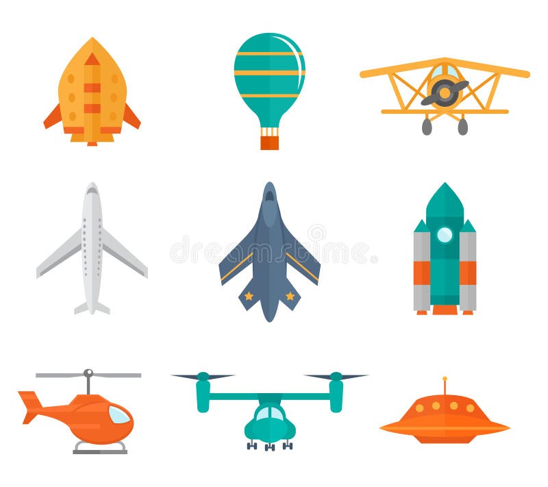Icone degli aerei piane