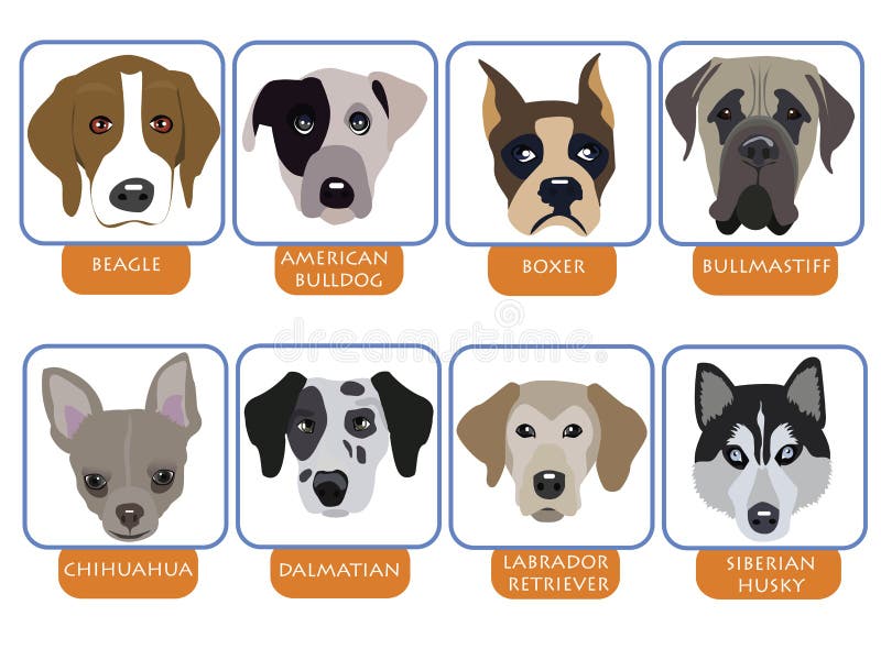 ICONE DEL CANE royalty illustrazione gratis ICONE DEL CANE royalty illustrazione gratis