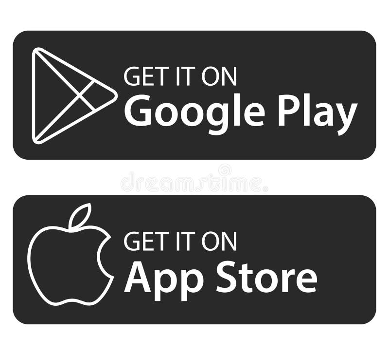 Icone dell'app store di google play. scarica da google pay.