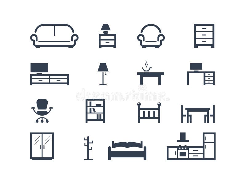 Icone della mobilia