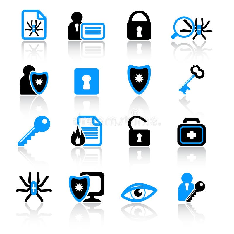 Icone di antivirus