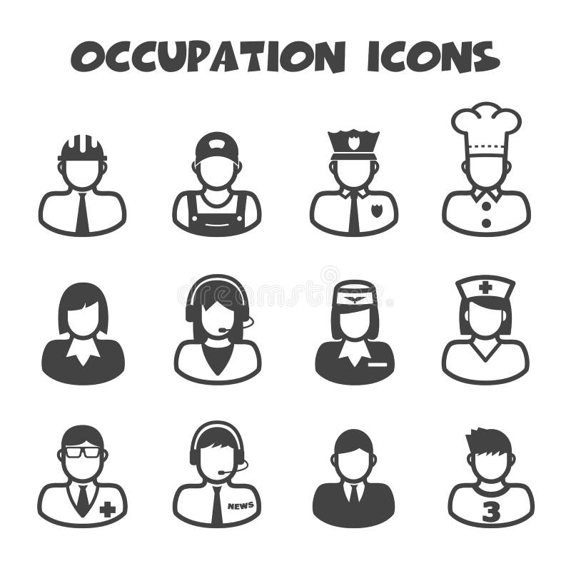 Icone di occupazione